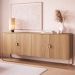 Buffet Luna 4 Portas Hanover e Dourado