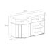 Buffet Magnum Flex 1 Porta Carvalho e Off White