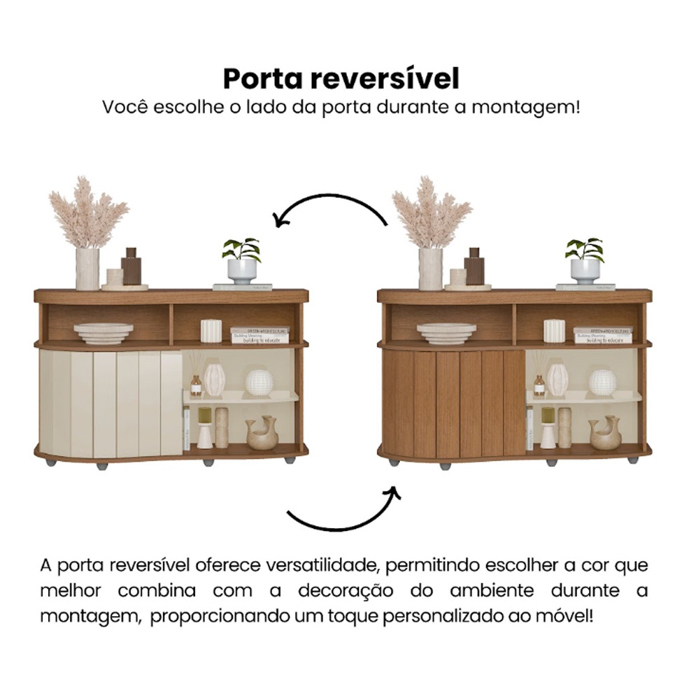 Buffet Magnum Flex 1 Porta Cinamomo e Off White