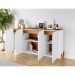 Buffet Memphis 4 Portas Branco e Cedro