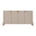 Buffet Memphis 4 Portas Off White e Cedro