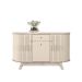 Buffet Monza 3 Portas 1 Gaveta Off White e Calacata