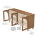 Buffet Murano 4 Portas Cinamomo e Off White