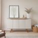 Buffet Olive 4 Portas Off White Natural