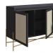 Buffet Oslo 2 PT 2 GV Preto e Dourado