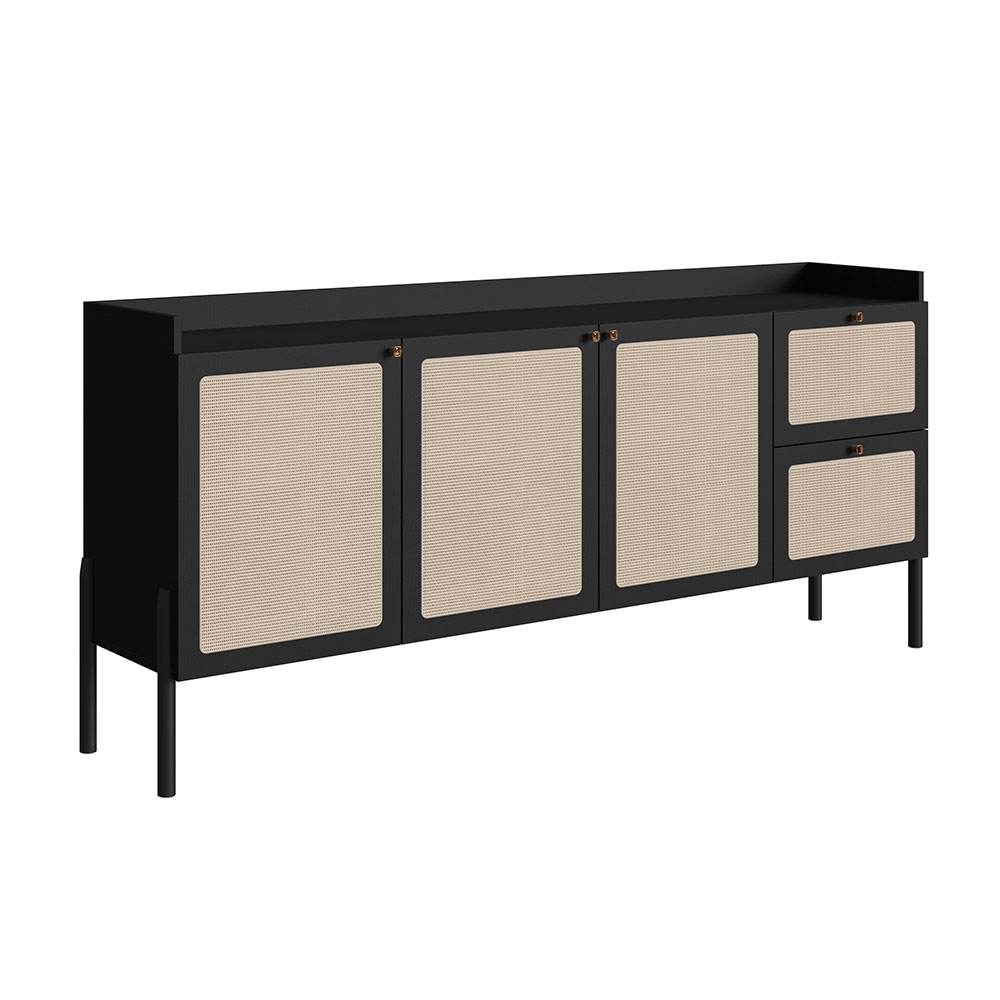 Buffet Oslo 3 PT 2 GV Nero e Preto