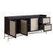 Buffet Oslo 3 PT 2 GV Preto e Dourado