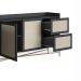 Buffet Oslo 3 PT 2 GV Preto e Dourado