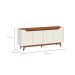 Buffet Pulse 4 Portas Off White e Canelas