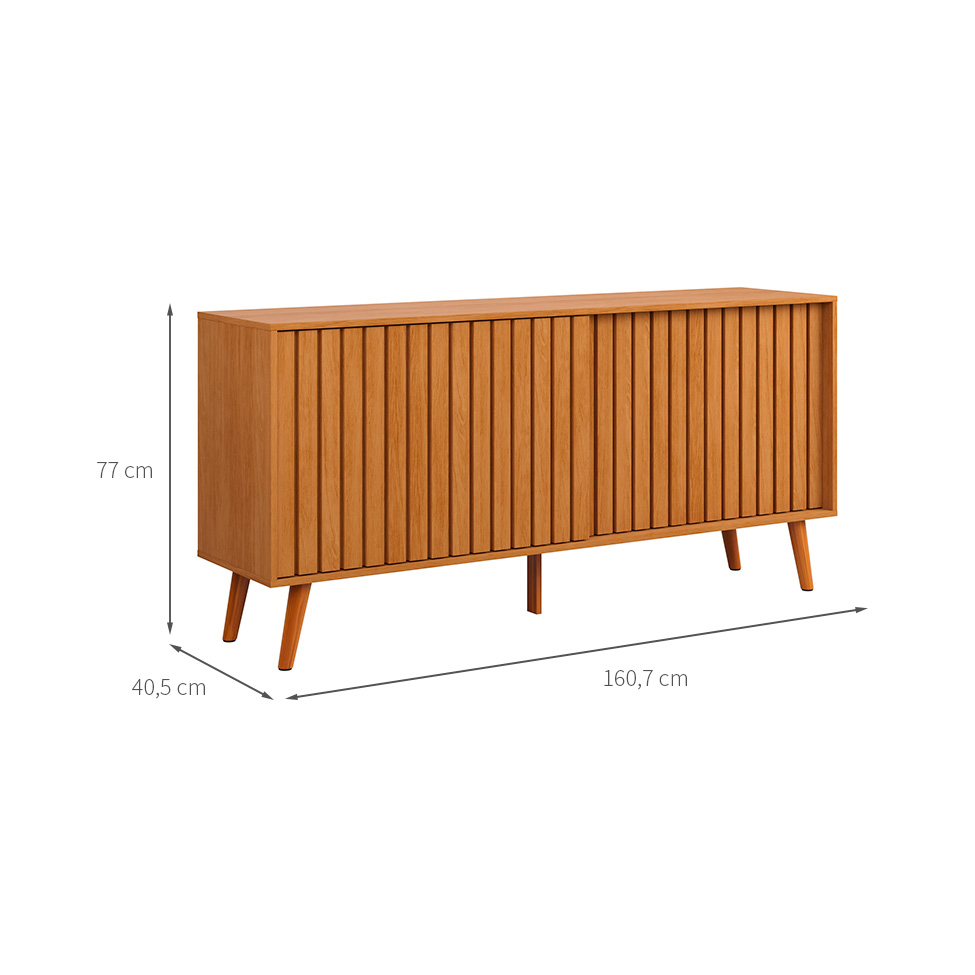 Buffet Ripado Duna 2 Portas Nature