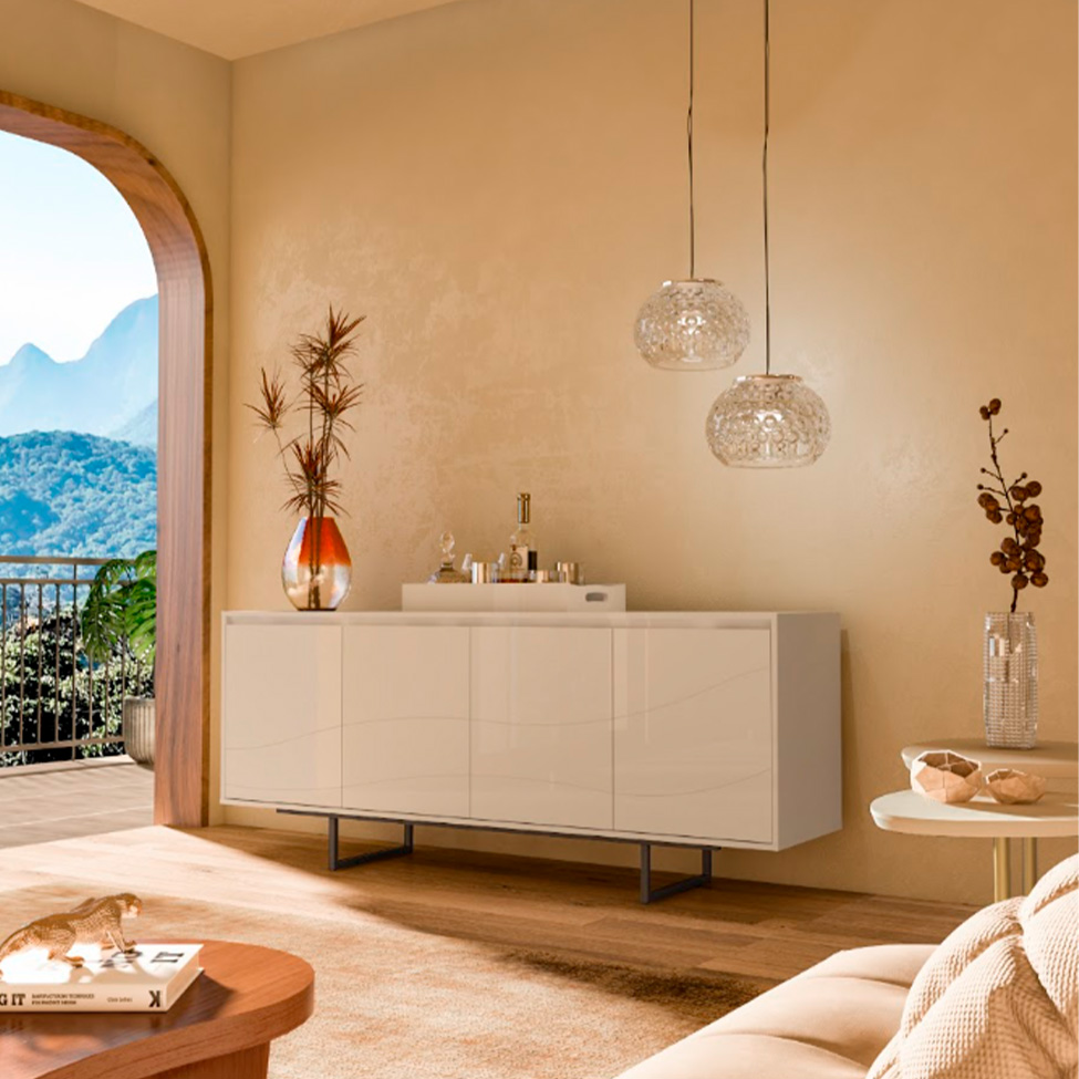 Buffet Serra do Mar 4 Portas Off White