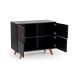 Buffet Skin 4 PT Preto e Garapa