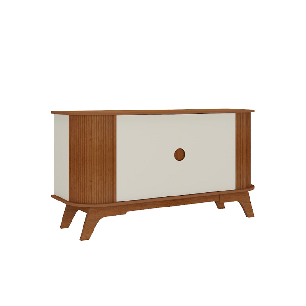 Buffet Vivaldi 2 Portas Cinamomo e Off White