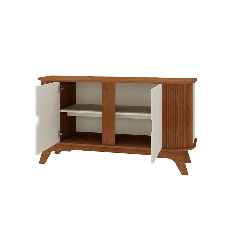Buffet Vivaldi 2 Portas Cinamomo e Off White