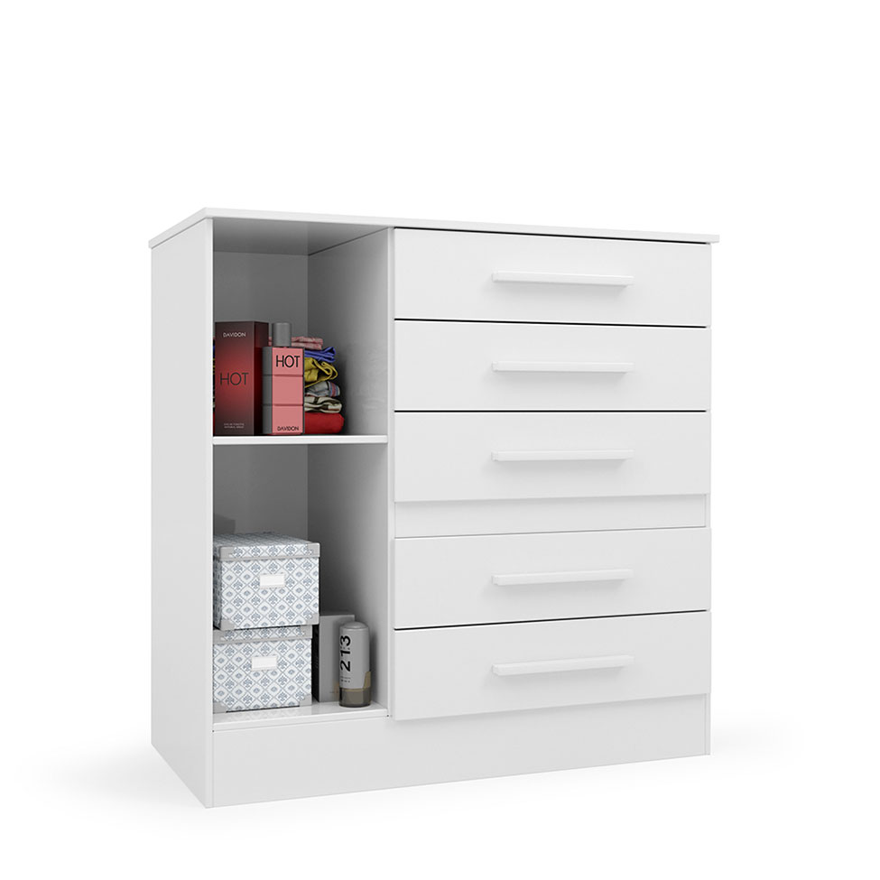 Cômoda Advantage 1 PT 5 GV Branca