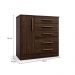 Cômoda Advantage 1 Porta 5 Gavetas Capuccino Wood