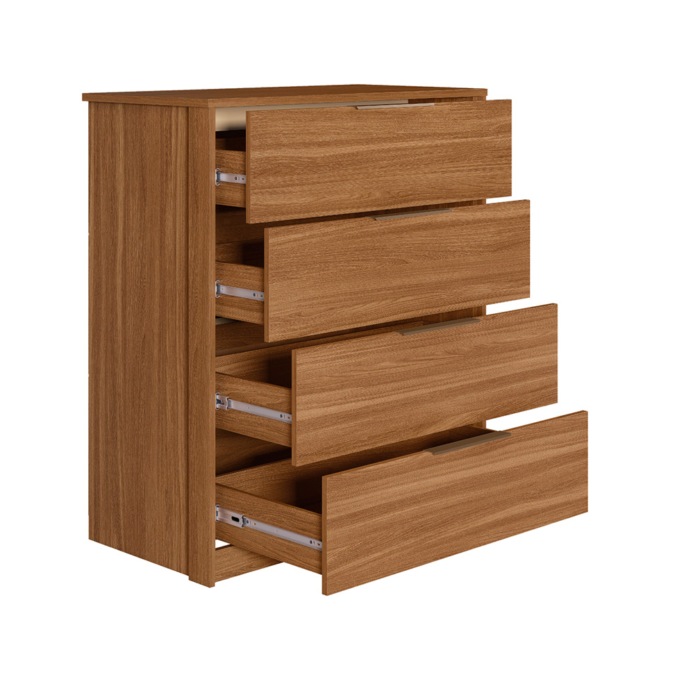 Cômoda Alia 4 Gavetas Amêndola Touch