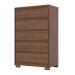 Cômoda Andría 5 Gavetas Castanho