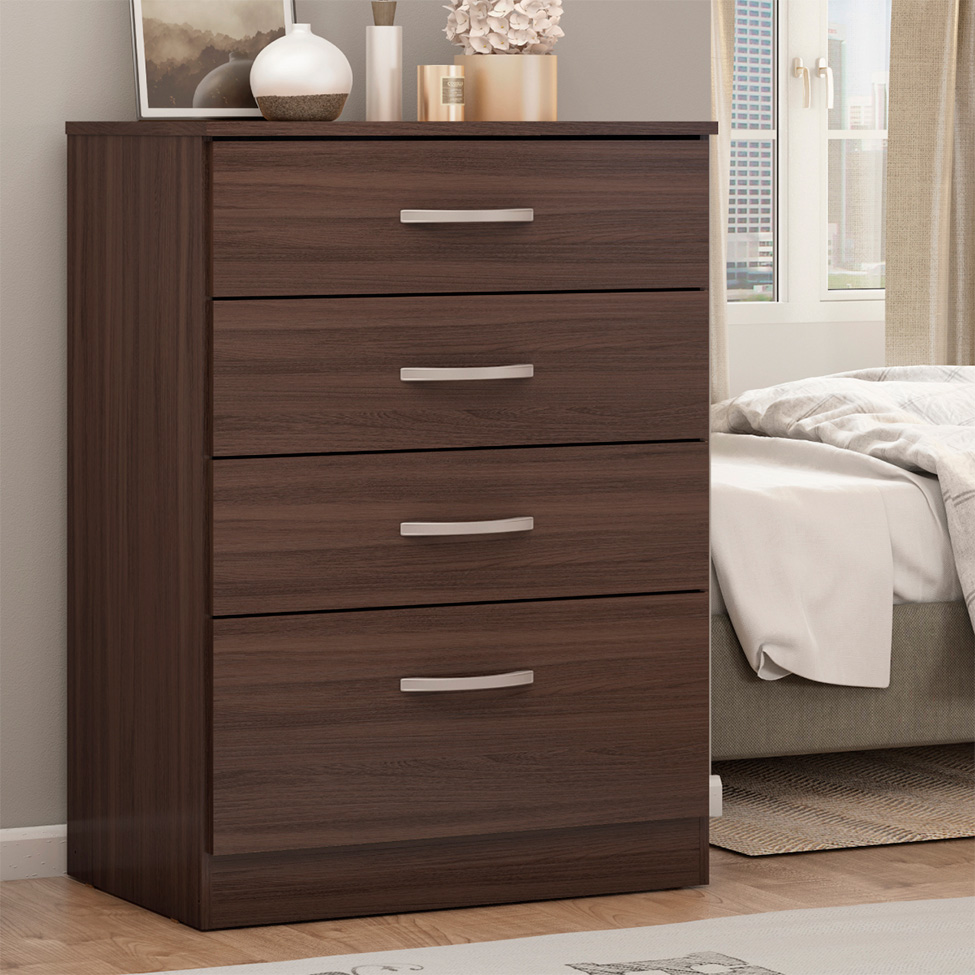 Cômoda Astral 4 Gavetas Café