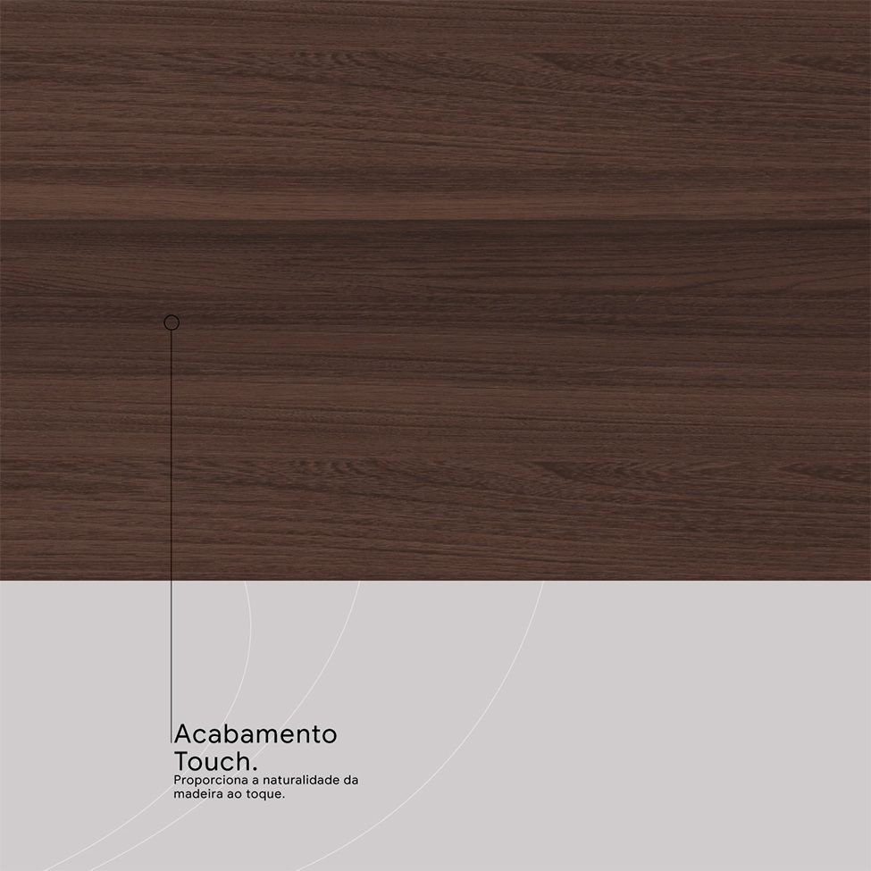 Cômoda Astral 4 Gavetas Café