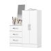 Cômoda Briz 2 Portas 3 Gavetas Branca