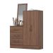 Cômoda Briz 2 Portas 3 Gavetas Castanho