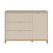 Cômoda Cubo 1 Porta 3 Gavetas Areia