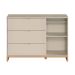 Cômoda Cubo 1 Porta 3 Gavetas Areia
