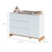 Cômoda Cubo 1 Porta 3 Gavetas Branca
