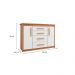 Cômoda Elegance 2 PT 4 GV Freijó Wood e Off White