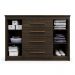Cômoda Elegance 2 Portas 4 Gavetas Capuccino Wood