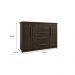 Cômoda Elegance 2 Portas 4 Gavetas Capuccino Wood
