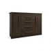 Cômoda Elegance 2 Portas 4 Gavetas Capuccino Wood