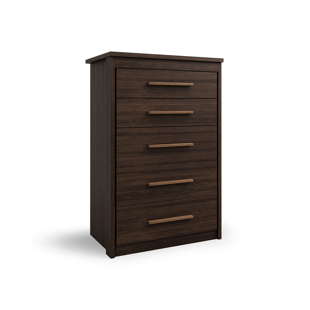 Cômoda Elegance 5 Gavetas Capuccino Wood