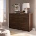 Cômoda Elegance 8 Gavetas Capuccino Wood