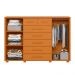 Cômoda Fontana 2 Portas 7 Gavetas Cinamomo