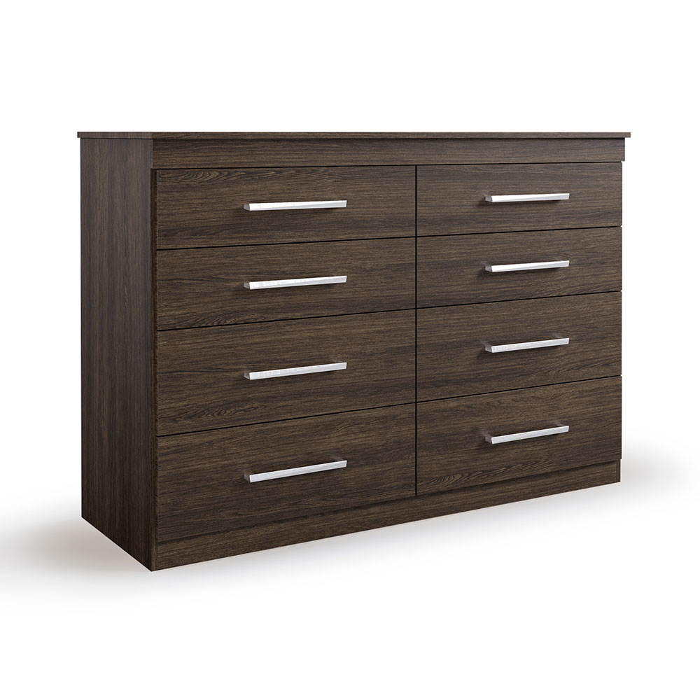 Cômoda Genova 8 Gavetas Capuccino Wood