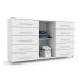 Cômoda Imperial 1 Porta 10 Gavetas Branca