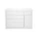 Cômoda Infantil Cléo 1 PT 5 GV Branco Fosco