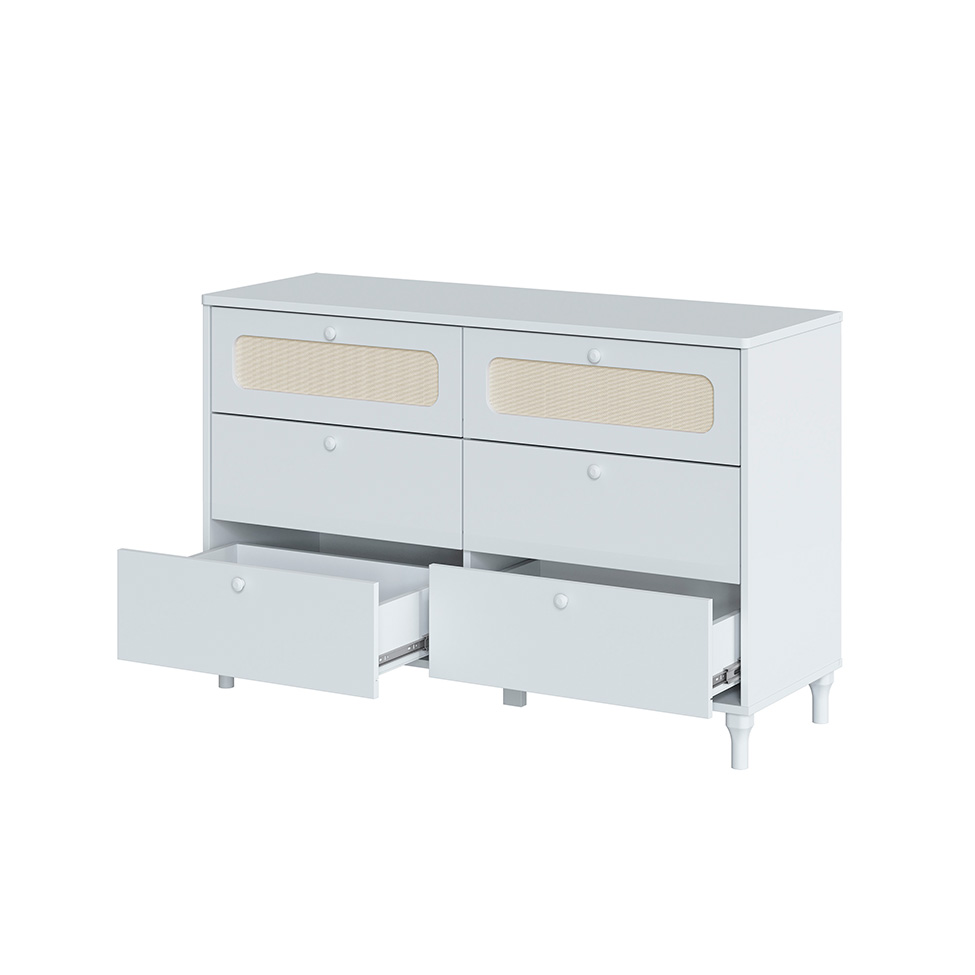 Cômoda Infantil com Tela Fofura 6 GV Branco