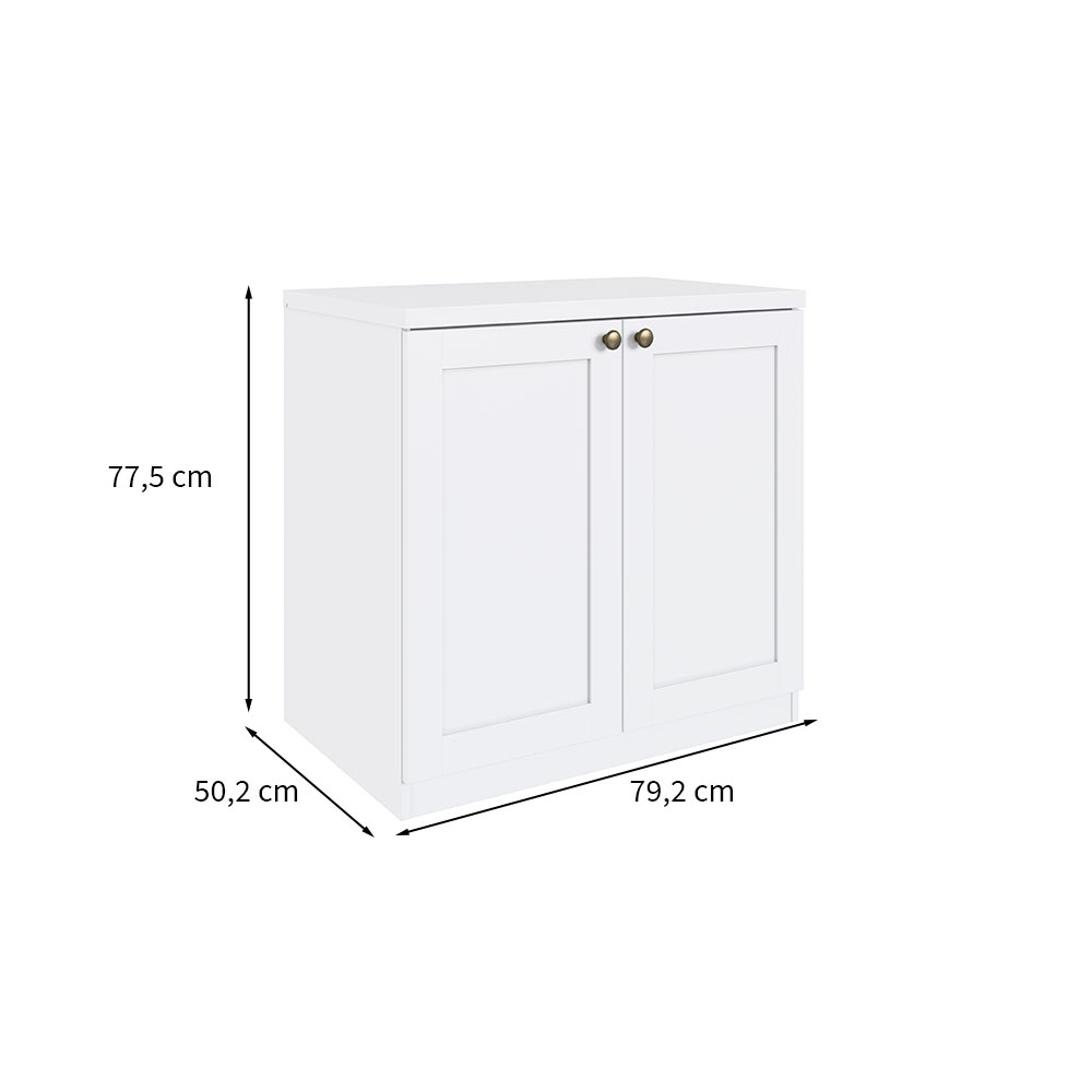 Cômoda Infinity 2 Portas Branca