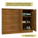 Cômoda Istambul 2 Portas 5 Gavetas Cinamomo