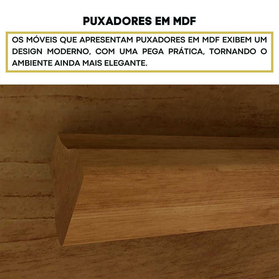 Cômoda Istambul 2 Portas 5 Gavetas Cinamomo