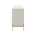 Cômoda Jasper 6 Gavetas Off White e Champanhe