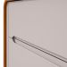 Cômoda Loop 8 Gavetas Amêndoa e Off White
