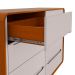 Cômoda Loop 8 Gavetas Frassino e Off White