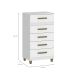 Cômoda Malta 5 Gavetas Branco