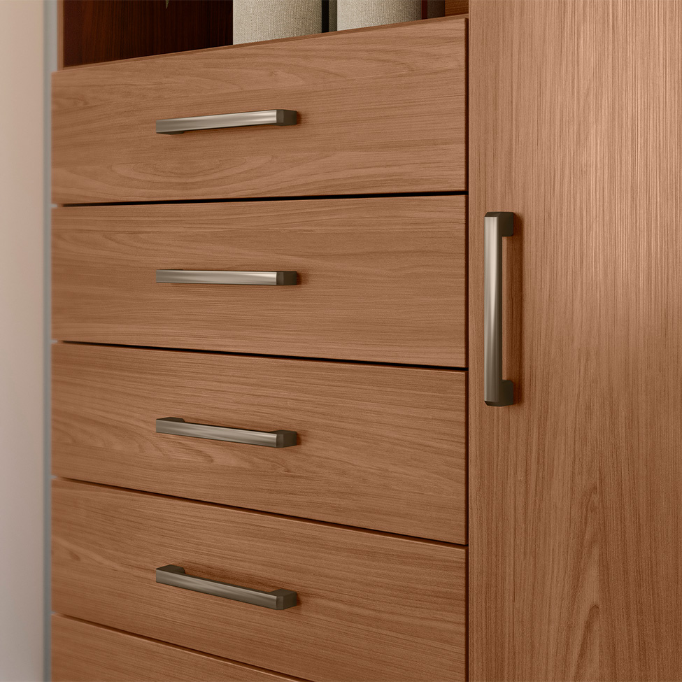 Cômoda Marabá 1 Porta 6 Gavetas Jatobá