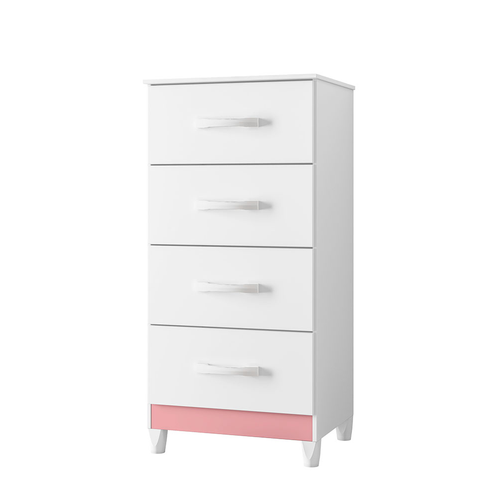 Cômoda Mobi Flex 4 Gavetas Branca