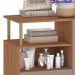 Cômoda Oasis 2 Portas 3 Gavetas Mel e Fendi